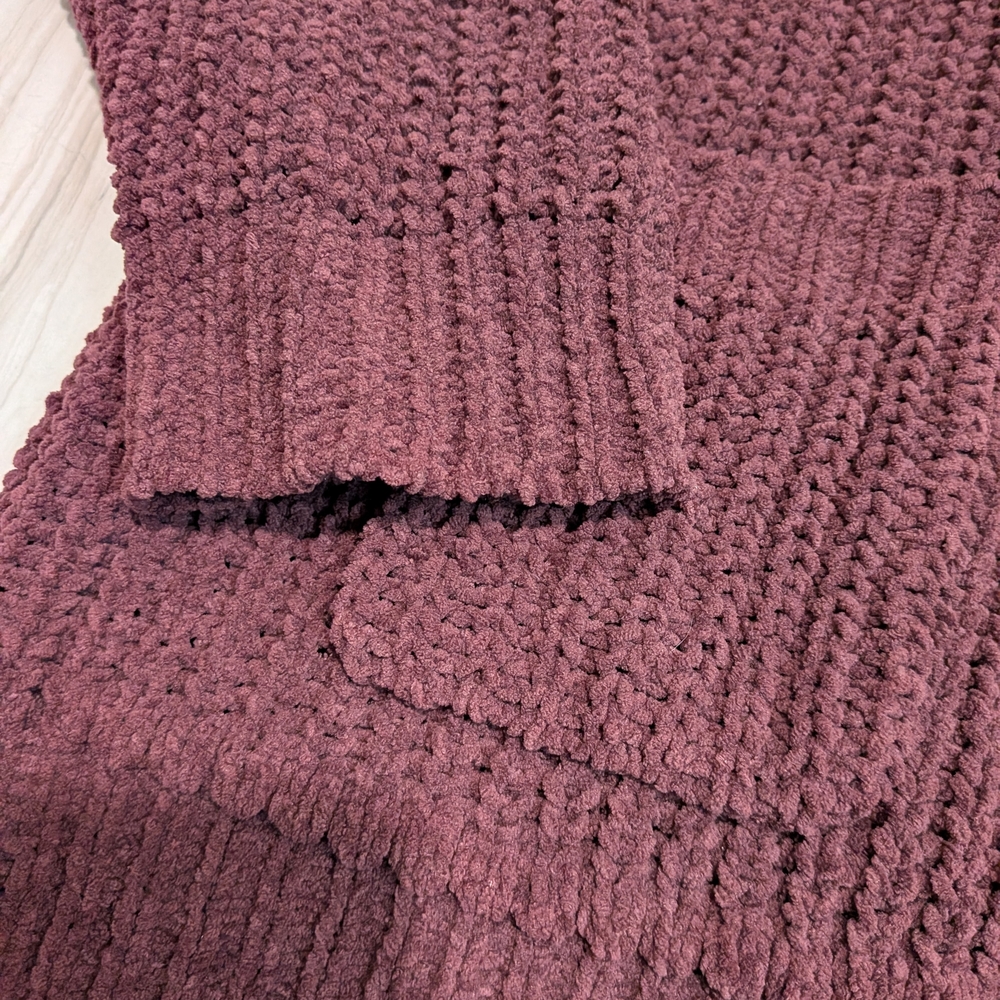 Women's Purple Cardigan Sweater - Picture 2 of 2